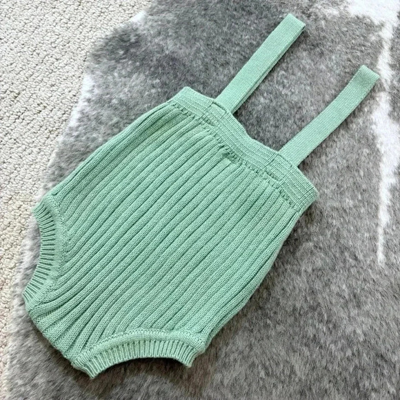 Baby Knit Overall Romper - Picture 6 of 8